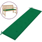 vidaXL Coussin de banc de jardin vert 180x50x3 cm tissu oxford
