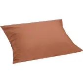 Yumeko - Taie d'oreiller - Percale De Coton - 60x70 - Orange