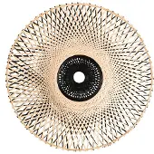 QAZQA Abat-jour oriental en bambou 50 cm - Rina