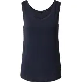 Culture Haut 'Poppy' bleu foncé