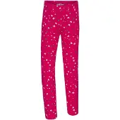 Happy girls Leggings bleu / framboise / argent / blanc