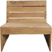 House Doctor Chaise Longue | Woodie | Nature | 205650800