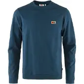 Fjall Raven - Sweat en coton organique - Vardag Sweater M Storm pour Homme en Coton - Taille L - Bleu