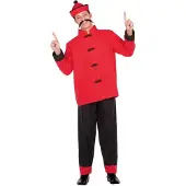 MOM Chinese Dragon Men Costume Rouge M-L Enfants