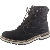 Rieker Bottines à lacets gris chiné / noir