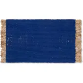 Ferm Living - Block Mat Bright Blue/Natural