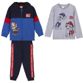Cerda Group Cotton Brushed Paw Patrol Tracksuit 3 Pieces Bleu 24 Months Garçons,Filles