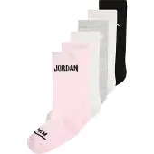 Jordan Chaussettes gris chiné / rosé / noir / blanc