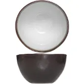 Cosy & Trendy Bol Plato Ø 14 cm blanc/brun