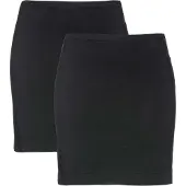 Bonprix Lot de 2 jupes en jersey coton extensible