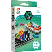 SmartGames Jeu de logique 120 défis Edition internationale IQ Six Pro, +8 ans,