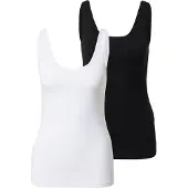 Vero Moda Haut 'Maxi' noir / blanc
