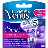 Gillette Swirl Extra Glad Scheermesjes Vrouwen - 6 stuks