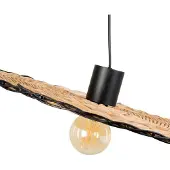 LOREFAR Lampe à suspendre noir/rattan ø600 COSTAS 68590-69