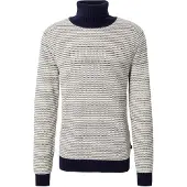 Casual Friday Pull-over 'Karl' mastic / bleu marine
