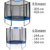 Monzana Filet de sécurité pour trampoline Ø 305 cm