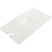HorecaTraders Couvercles GN en plastique avec évidement pour cuillère 1/1