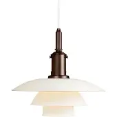 Louis Poulsen Suspension , PH 3 1/2-3, dimmable, Blanc, Salon / séjour, Métal, Design
