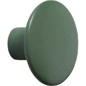 Muuto Dots Wood Lot de Hooks Dusty Green | Ø 9 cm