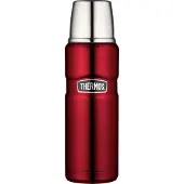 Thermos - King Bouteille 0,47L Rouge en Bois