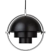 Gubi Suspension , Multi-Lite, dimmable, Noir, Salon / séjour, Métal, Design