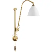 Gubi Bestlite BL5 Applique Brass Base | Soft White Shade