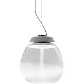 Artemide Suspension , Empatia, dimmable, Transparent, Salon / séjour, Verre, Design