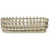 Ferm Living Panier en Céramique Oval | Cashmere