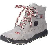 Rieker Damen Stiefelette gefüttert Grau