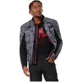 Rekurv E-11.03 Veste Textile Gris/Camouflage 62 hommes