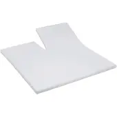 Cinderella Drap-Housse Surmatelas Scission Cinderella Light Grey (Satin)-160 x 210 cm