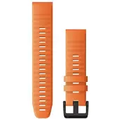 Garmin Bracelet En Silicone 22 Mm Orange/noir