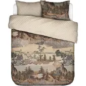 Essenza Set housse de couette en satin de coton Carice 210TC -y compris taies d’oreiller