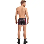 NEK - boxer zippé homme - bandes rouges latérales - noir - L