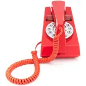 GPO 1960 Trim Phone avec boutons poussoirs - Red
