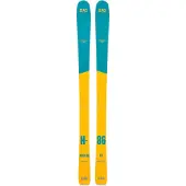 Zag - Skis all-mountain - Harfang 86 Lady 2026 pour Femme en Bois - Taille 170 cm - Jaune