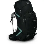 Osprey - Sac à dos de trekking - Ariel Plus 70 Black - Taille XS/S - Noir