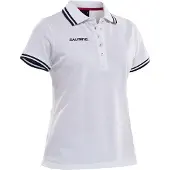 Salming Team Short Sleeve Polo Blanc XL Femme