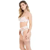 Bluebella Porte-jarretelles blanc