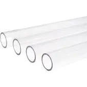 Alphacool Jeu de 4 pipes à glace (0.80 m, Matières plastiques), Refroidissement à eau : tuyau, Transparent