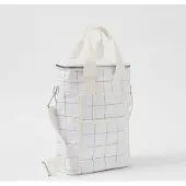 Sunnylife Glacière Sunnylife Canvas Check Coconut 8,5 L
