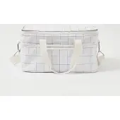 Sunnylife Glacière Sunnylife Canvas Check Coconut 30 L
