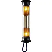 DCW éditions In The Tube 100-500 Lampe Murale Wall | Gold | Gold Mesh | Black