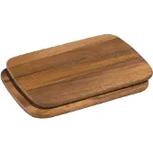 Zassenhaus Set de 2 planchettes en bois, acacia 28 x 20 cm