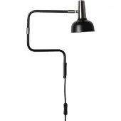 Co Bankeryd Ray Applique murale Jet black & nickel(Metal & nickel)