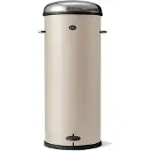 Vipp Poubelle à Pédale Beige | 30 L | 8 Gal