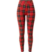 Urban Classics Leggings rouge / noir / blanc