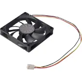 Akasa Ventilateur PC 80 mm DFS801512M AK-FN071 (80 mm, 1x), Ventilateur PC, Noir