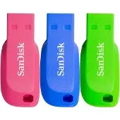 SanDisk Clé Usb Cruzer Blade 32gb Usb 2.0 3 Pack