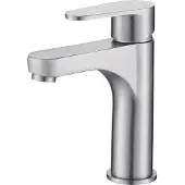 Allibert Mitigeur de lavabo Allibert CANGGU en acier inoxydable